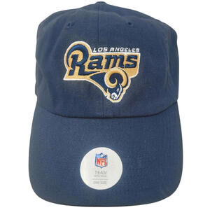 Los Angeles Rams Adjustable 'Team Apparel "Dad" Hat w/ 2016 Logo Navy Blue